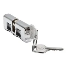 Cilindro Miolo 53mm Tambor Fechadura Soprano Cromado 2chaves Foto mini 2