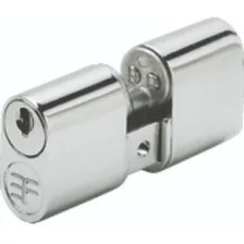 Cilindro Miolo Para Fechadura Stam Cromado Cor Inox Foto mini 2