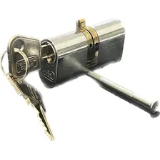 Cilindro Miolo Tambor Latão Fechadura União Mundial Cromado Cor Inox Foto  mini 1