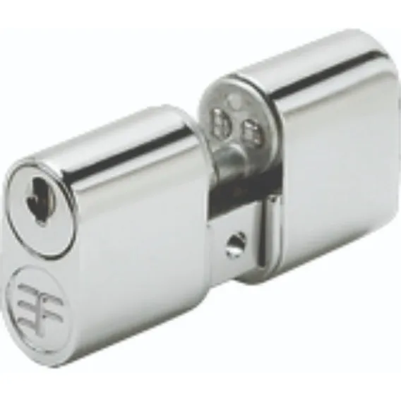 Cilindro Tambor Miolo Fechadura Hela 3f Bipartido 045zcr Cor Inox Foto 1