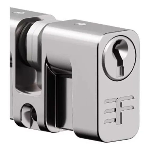 Cilindro Tambor Miolo Fechadura Pado 725 3f Cromado 060zcr Cor Inox Foto 1