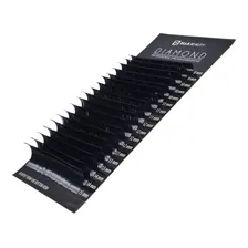 Cílios Diamond Extensão Vol. Russo Premium Silk Curvatura D Foto mini 4