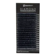 Cílios Diamond Extensão Vol. Russo Premium Silk Curvatura D Foto mini  3