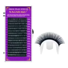 CĂlios Nagaraku Fio A Fio E Volume Russo Curvatura D Foto mini 1