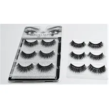 Cílios Postiços Hair 3d Cartela 3 Pares = Mink Foto mini 1