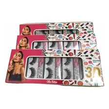 Cílios Postiços Maçios 3d Sabrina Sato Caixa Com 10 Pares Foto mini 3