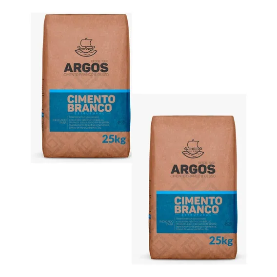 Cimento Branco Argos Estrutural 2 Unid Foto 1