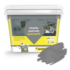 Cimento Queimado 4,5kg Cinza Escuro Quartzolit Foto mini 1