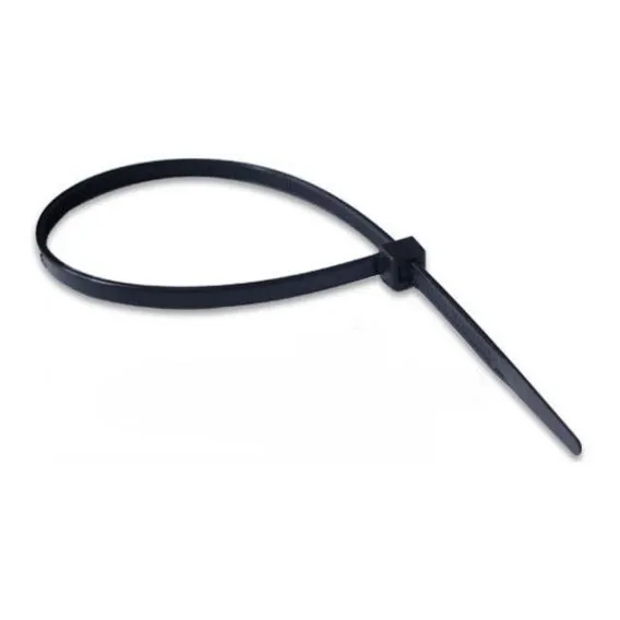 Cinta Abraçadeira 10cm Preto (200 Unidades) Foto 1