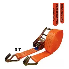 Cinta Catraca Para Amarração 3 Ton 50mm 9m Caminhão Carga Foto mini 2