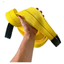 Cinta Fita Reboque 10 Ton X 6 Mts Off Road Expedição Trilha Cor Amarelo Foto mini 2