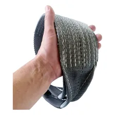 Cinta Fita Reboque Arraste Resgate Off Road 10 Ton X 6 Mts Cor Cinza Foto mini  3