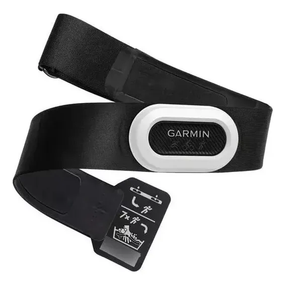 Cinta Garmin Hrm Pro Plus Triathlon Cor Branco Foto 1