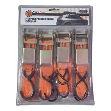 Cinta Para Carga Catraca Kit 4 Pçs Profissional 25mm X 4,5m Foto mini 2