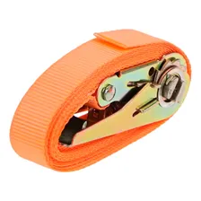 Cinta Para Carga Com Catraca 5m 500kg 25mm Largura B-Tek Cinta De Amarração com Catraca Cor Laranja Foto mini 2