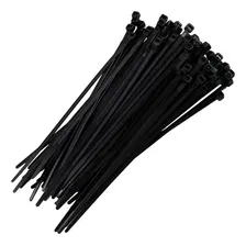 Cinta Plástica Abraçadeira Nylon Enforca Gato 2,5x200mm 100u Cor Preto Foto  mini 1