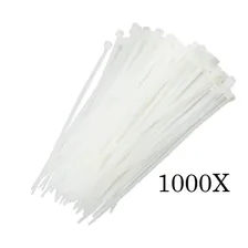 Cinta Plástica Fita Hellermann Enforca Gato 20 Cm 1000 Unid Cor Branco Foto mini  2