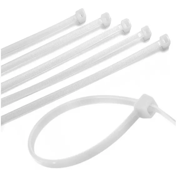 Cinta Plástica Fita Hellermann Enforca Gato 20 Cm 1000 Unid Cor Branco Foto 1