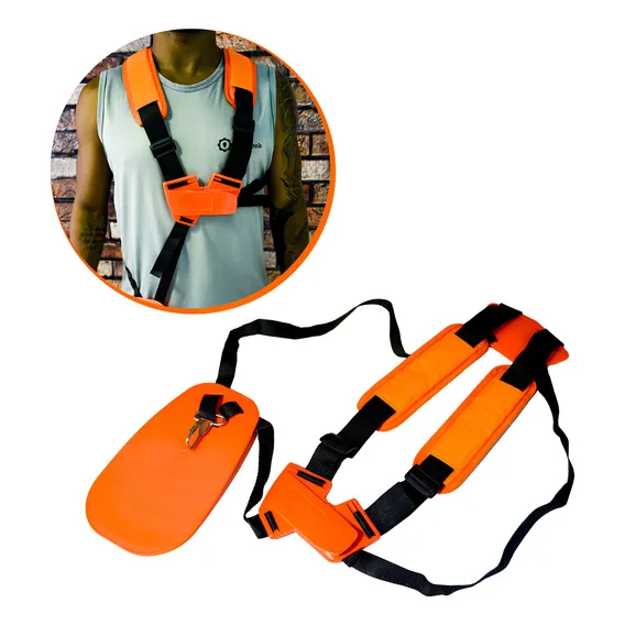 Cinto Colete Dupla Alça Roçadeira Gasolina Toyama Stihl Cor Preto Foto 1