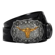 Cinto De Cowboy Ocidental Masculino Cinto Com Fivela Com Foto  mini 1