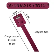 Cinto Infantil Meninas Criança Couro Cor Pink Foto mini 2
