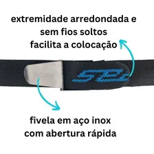 Cinto Lastro Com Fivela Inox Mergulho Pesca Náutica Seasub Foto mini 4