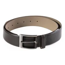 Cinto Masculino De Couro Fivela Onix 40mm Cafe 11 Tamanho U Foto  mini 1