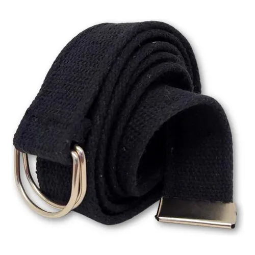 Cinto Masculino Em Lona Kit 3 Peças Cor Preto Tamanho 145 Foto 1