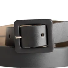 Cinto Moda Feminino Clássico Casual Dm Mia Preto Tamanho 95 Foto mini  3