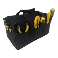 Cinto Porta Ferramentas + Bolsa Em Lona 8 Bolsos Eletricista Foto mini  2
