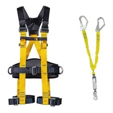 Cinto Seg Paraquedista 7015 Athos Confort + Talabarte Yfe Cor Amarelo Tamanho U Foto  mini 1