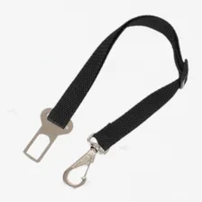 Cinto Segurança Coleira Pet Universal Porte Cachorro Gato Cor Preto Foto mini  3