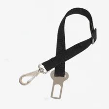 Cinto Segurança Coleira Pet Universal Porte Cachorro Gato Cor Preto Foto  mini 1