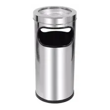 Cinzeiro Com Lixeira Para Condomínios E Empresas - Aço Inox Foto  mini 1