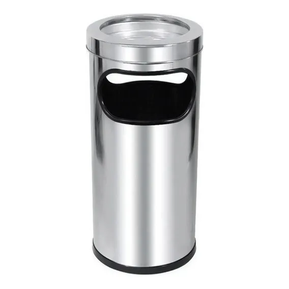 Cinzeiro Com Lixeira Para Condomínios E Empresas Aço Inox Foto 1