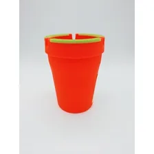 Cinzeiro Copo Laranja Brilha No Escuro Higiênico Anti Chama Foto mini 4