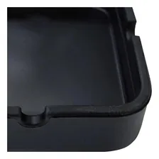 Cinzeiro De Silicone Borracha Durável - Quadrado Cor Preto Foto mini 3