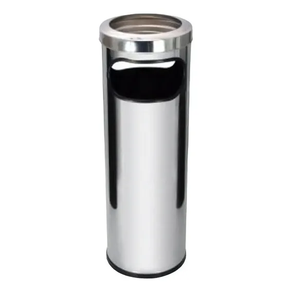 Cinzeiro Lixeira Com Coletor De Bituca Inox C18a Foto 1