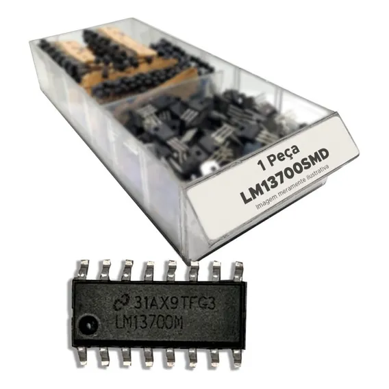 Circuito Integrado Lm13700 = Lm 13700 Smd - Soic16 Foto 1