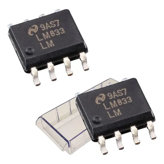 Circuito Integrado Lm833m (5 Peças) Smd Lm833 Imediato Foto 1
