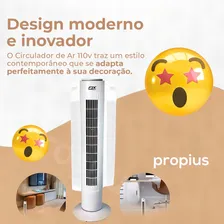 Circulador Ar 220v Ventilador Turbo Silencioso Premium Foto mini  2