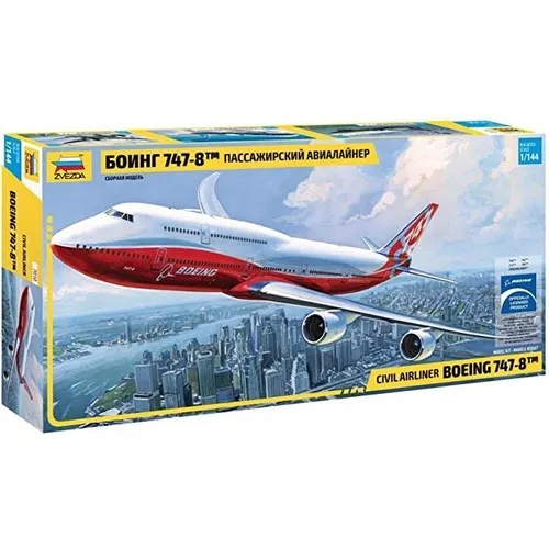 Civil Airliner Boeing 747-8 - 1/144 - Zvezda 7010 Foto 1