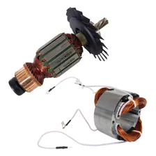 Cj Rotor E Estator 127v P/ Serra Dewalt Dwe575-br Tipo1 Orig Foto  mini 1