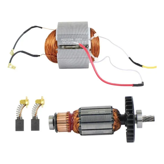 Cj Rotor, Estator E Carvões 127v P/ Dewalt Dwe560-br Tipo11 Foto 1