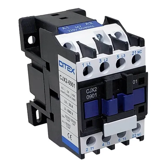 Cjx2-0901 F7 110v 50/60hz Contator Tripolar 9a +1nf Foto 1