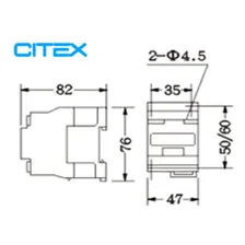 Cjx2-0901 F7 110v 50/60hz Contator Tripolar 9a +1nf Foto mini 2