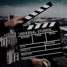 Claquete De Cinema Hollywood Ou Decoração Youtube 30x28cm Foto mini 3