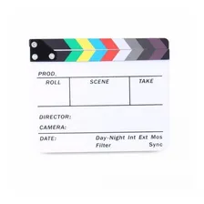 Claquete Para Estúdio E Cinema Profissional Colorida Foto mini  3
