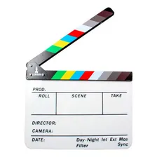 Claquete Profissional AcrÃlico Com Imã 30x24,5 Cinema Lorben Foto mini 1