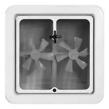 Claraboia Exaustor Ventilador Duplo Motorhome Trailer 12v Foto  mini 1